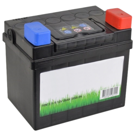 Batteri til havetraktor 12 volt 28AH + pol til højre